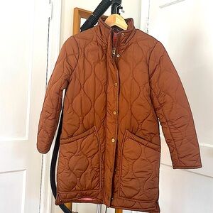 J. Crew Signature Puffer Lightweight Super Warm Jacket Coat XXS P Petite